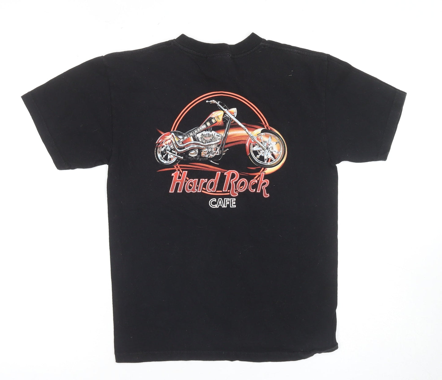 Hard Rock Cafe Men's Black Motorcycle T-Shirt, M