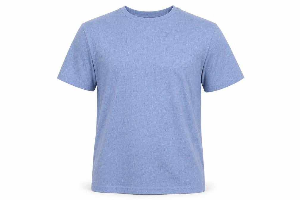 Mens UK Size M Moss Blue  Cotton Blend T-Shirt