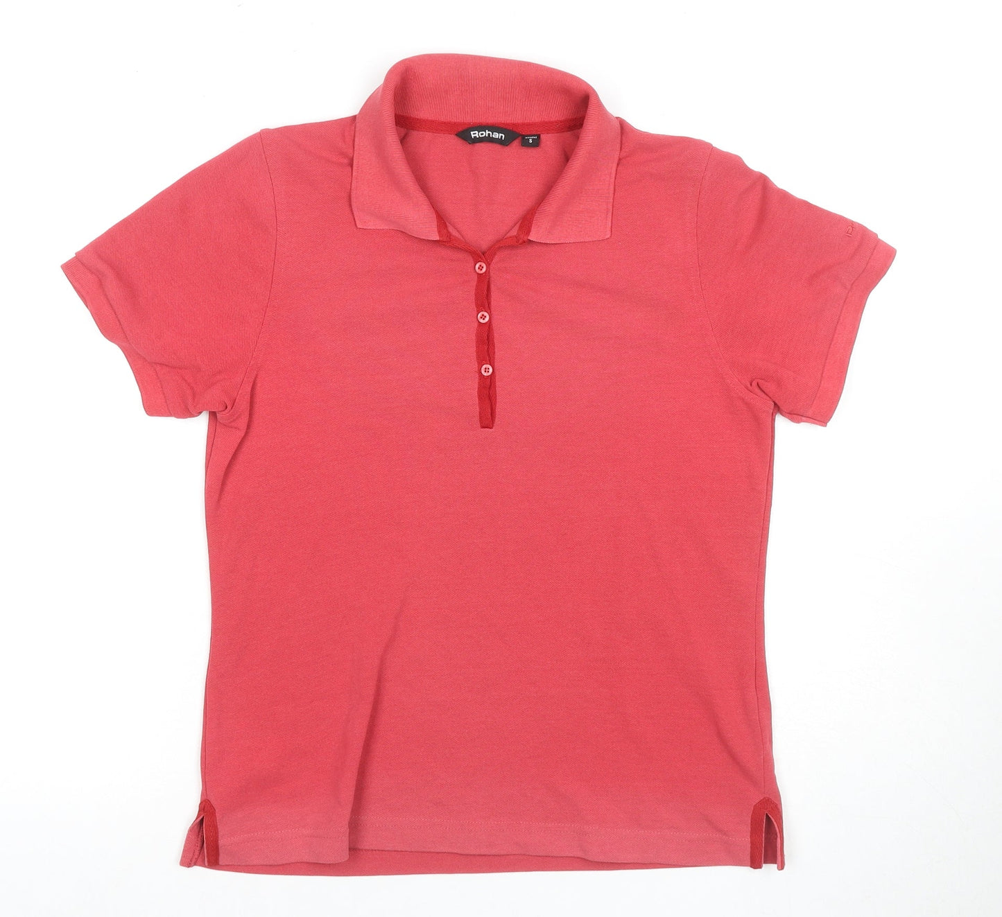 Rohan Women's Red Polo Shirt S Short Sleeve