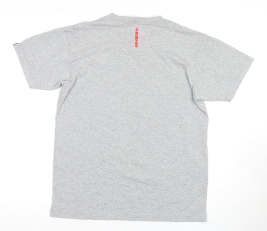 Bonk Men's Grey Medium Crew Neck T-Shirt