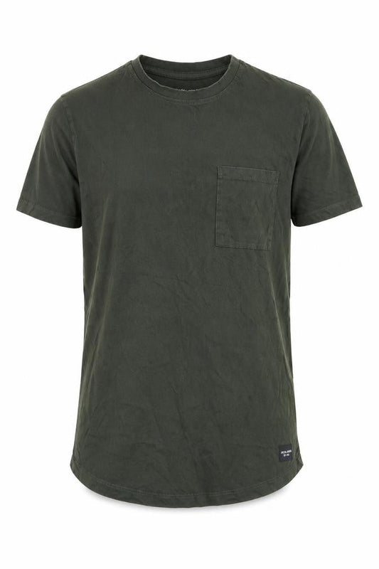 Mens UK Size S JACK & JONES Green  Cotton T-Shirt