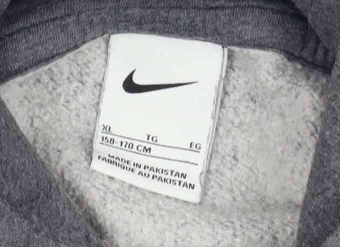 Nike Unisex Grey XL Pullover Hoodie Warm Activewear