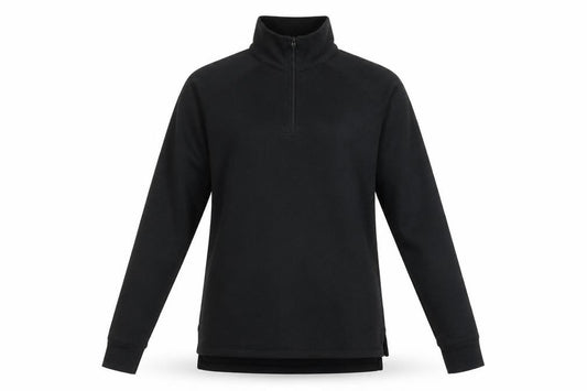 Trespass Unisex Black Pullover 2XS, High Neck, 1/4 Zip