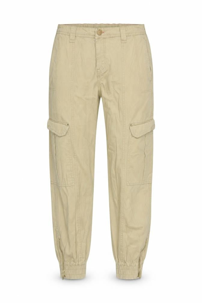 In Other Words Women's Beige Cargo Trousers UK 8