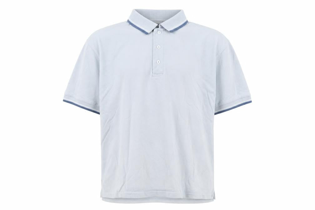 EWM Men's Blue Polo Shirt - L - Short Sleeve Casual