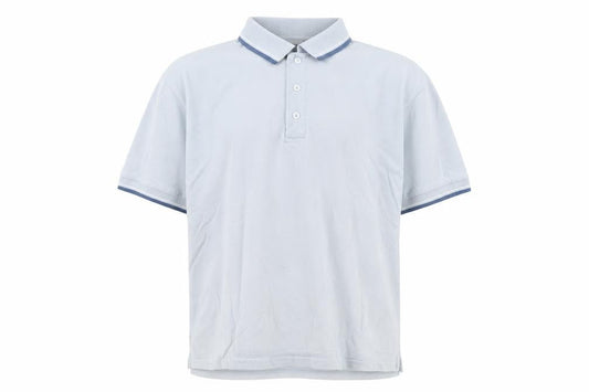 EWM Men's Blue Polo Shirt - L - Short Sleeve Casual