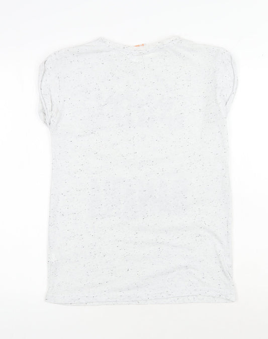 Despicable Me Teens White T-Shirt Size 6 Minions Crew Neck