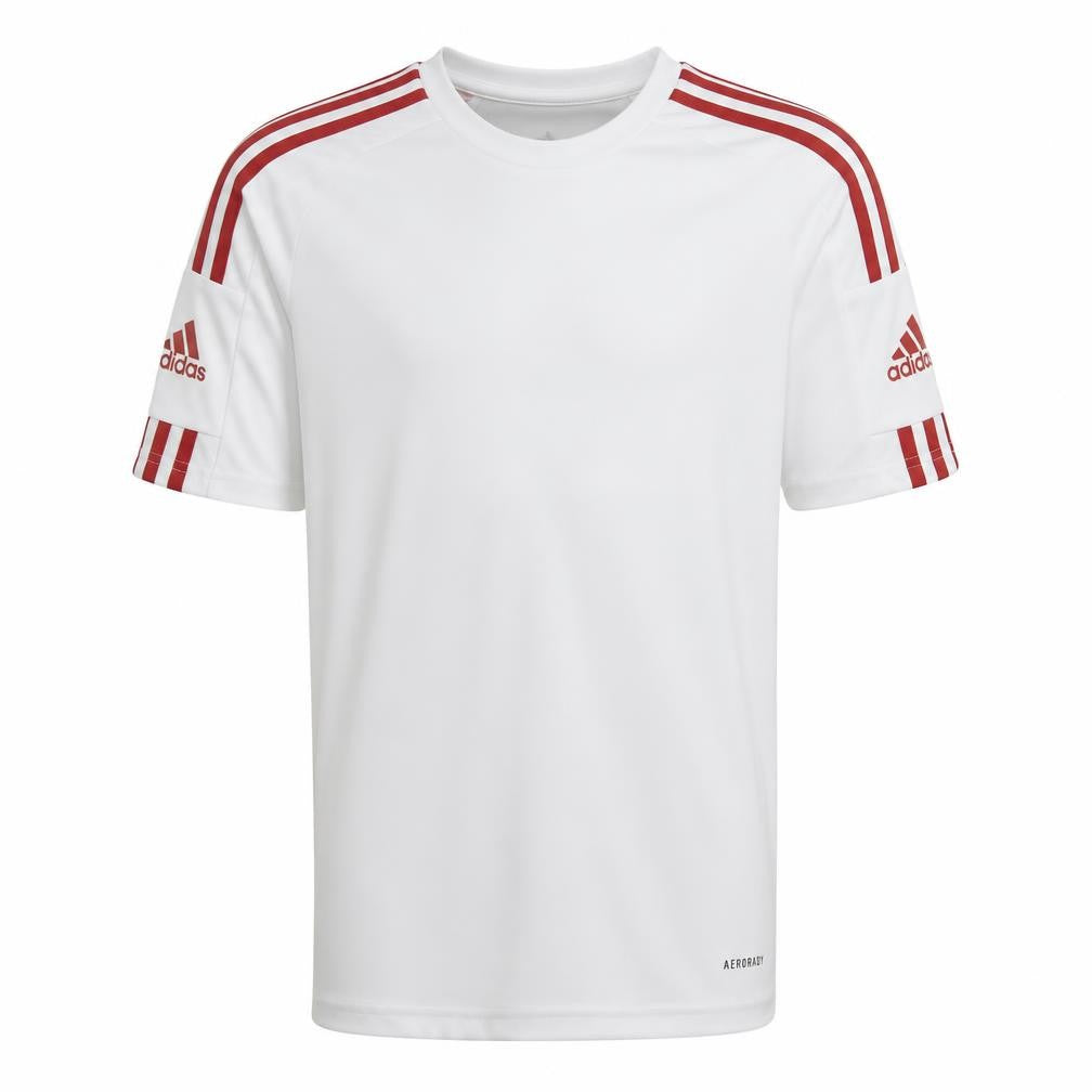 Adidas Boys White Football Jersey, Size 16, Athletic Fit