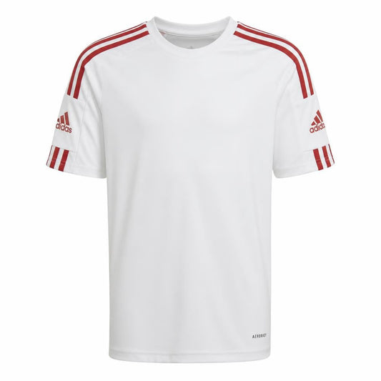 Adidas Boys White Football Jersey, Size 16, Athletic Fit