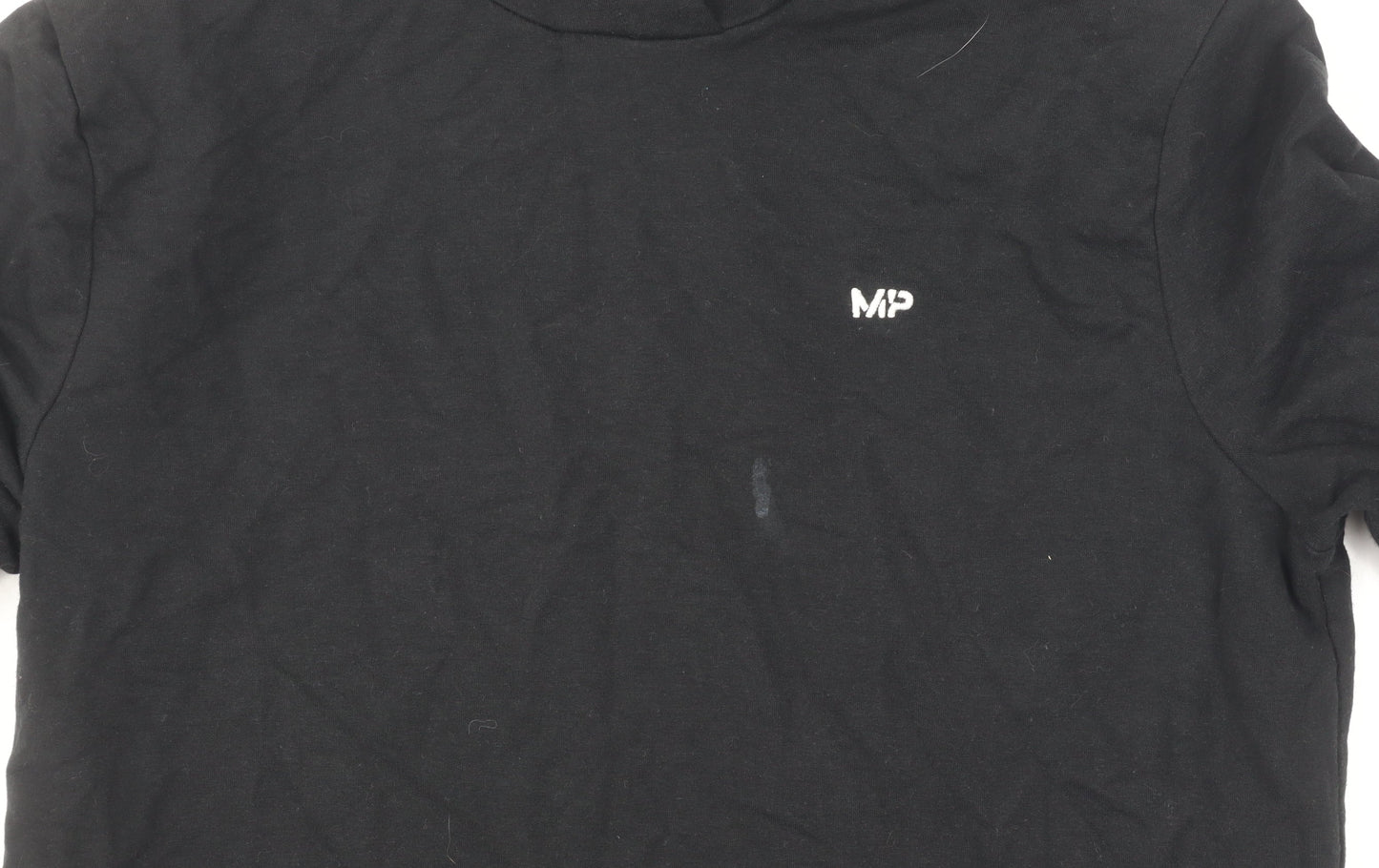 MP Black Pullover Hoodie, Unisex M, Lightweight Jersey