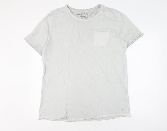 Jack & Jones Men's Grey XXL Crew Neck T-Shirt