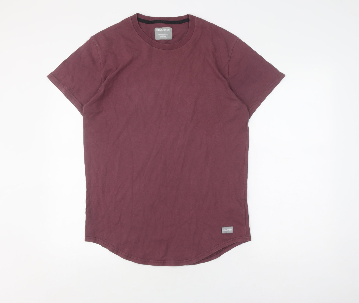 Hollister Men's Small Red Slim Fit T-Shirt Crew Neck