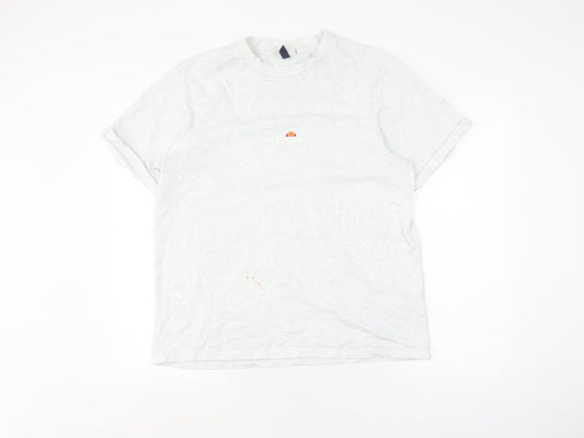 Ellesse Women's White Crew Neck T-Shirt Size 14