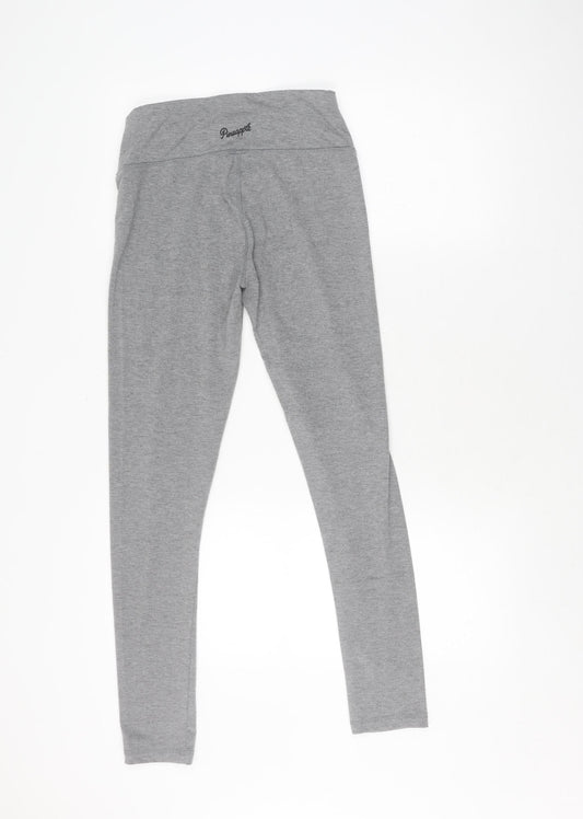 Miss Selfridge Grey Pineapple Leggings, Women, Size 10
