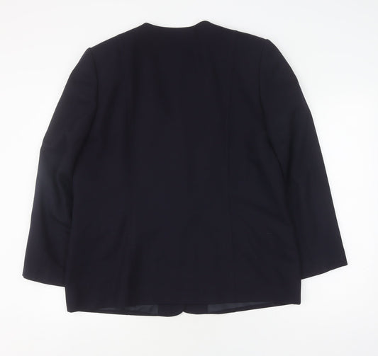 MATCHset Women's Black Suit Jacket, Size 16