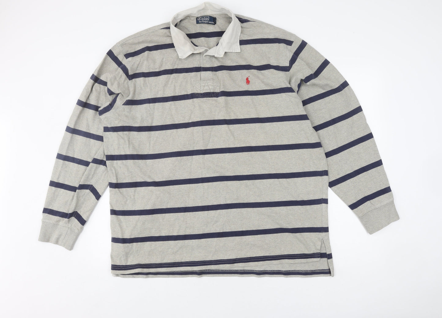 Polo Ralph Lauren Men's Grey XL Striped Pullover