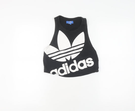 Adidas Women's Black Cropped Tank XS