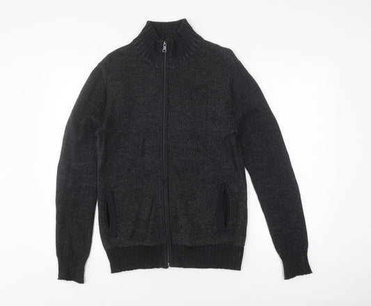 Guess Men's XS Black Full Zip Jumper