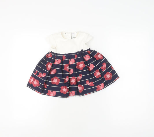 Jasper Conran Girls Multicoloured Floral A-Line Dress 3-6 Months