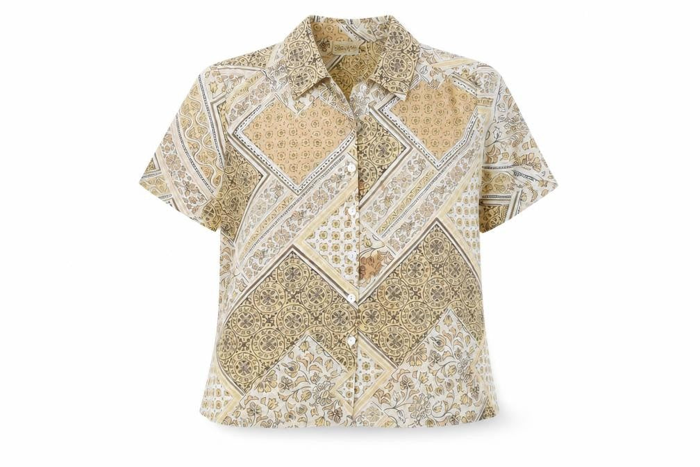 Womens UK Size 16 Eastex Multicoloured Polyester Button-Up