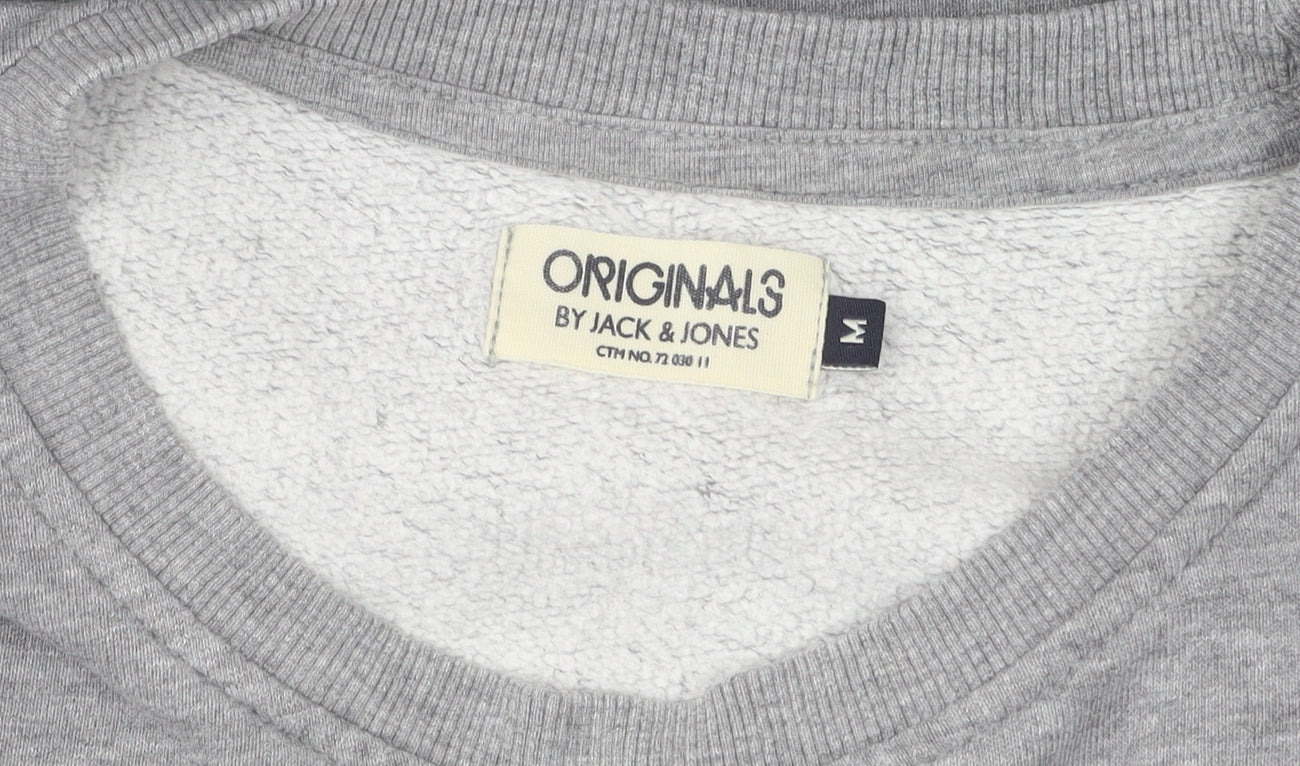 Jack & Jones Men's Grey Pullover Sweatshirt M