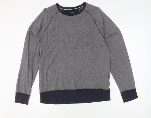 Banana Republic Unisex Grey Pullover Sweatshirt L
