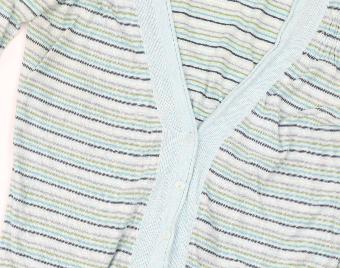Fat Face Women's Blue Stripe Cardigan Size 14