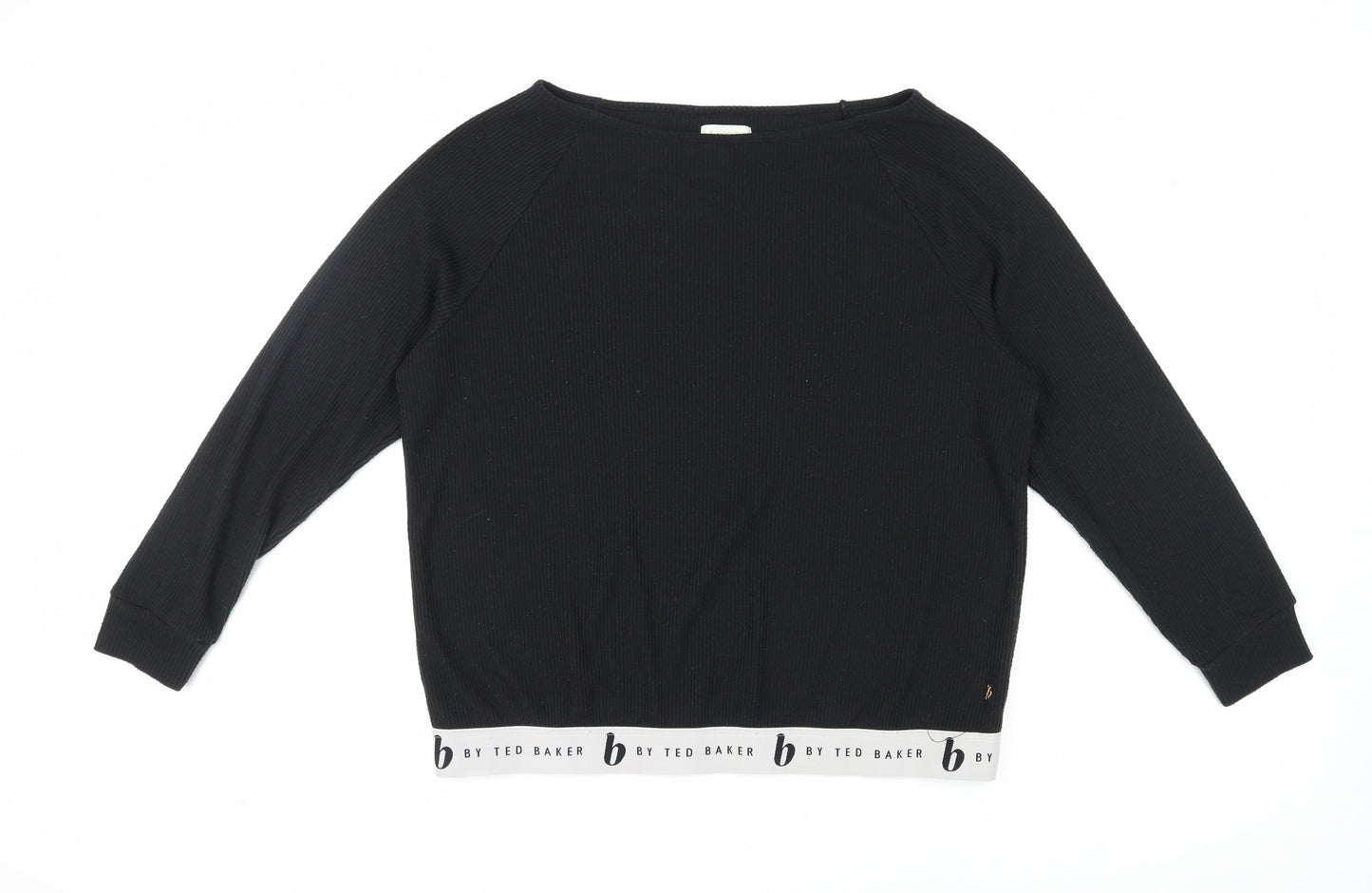 Ted Baker Women's Black Pullover Sweatshirt Size 16