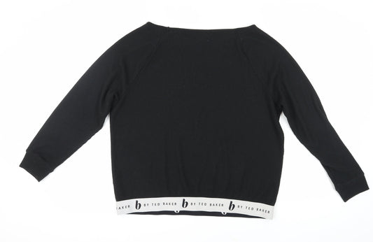 Ted Baker Women's Black Pullover Sweatshirt Size 16