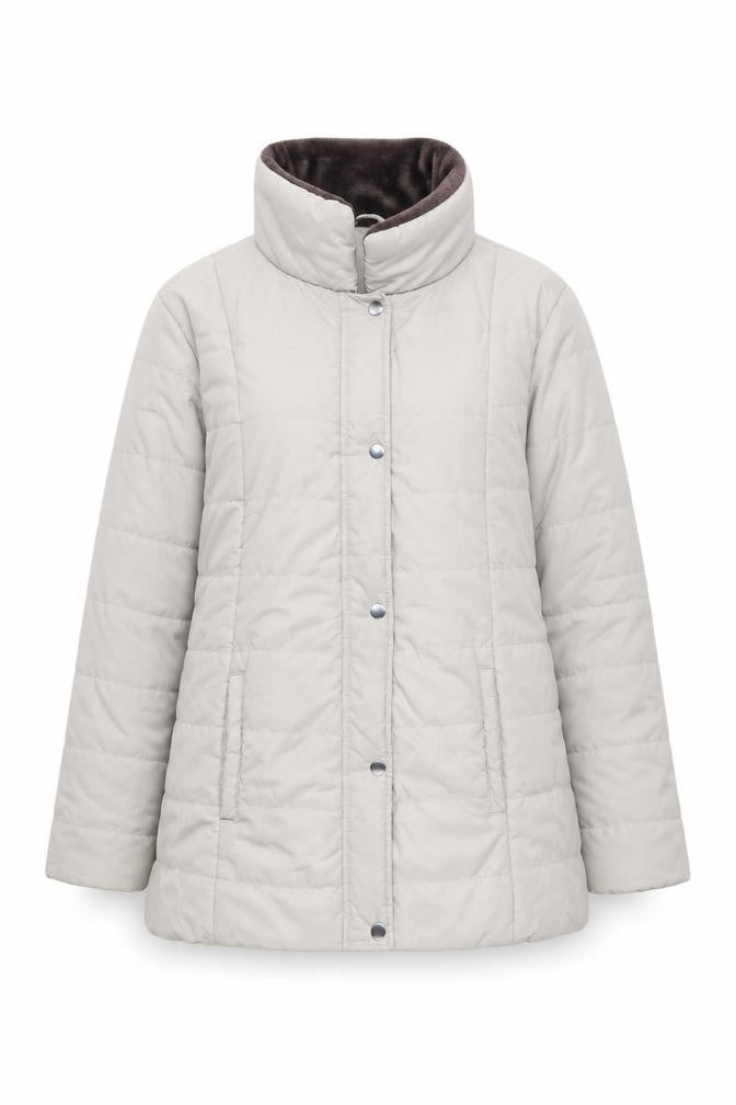 Anne de Lançay Women's Beige Puffer Coat XL