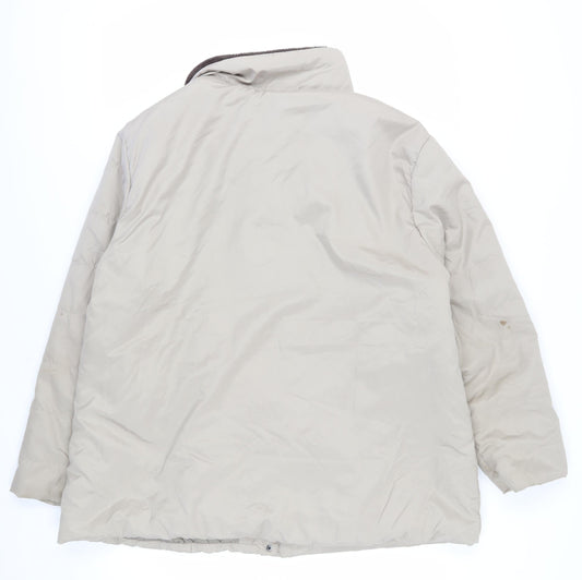 Anne de Lançay Women's Beige Puffer Coat XL
