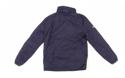 Puma Boys Blue Windbreaker Jacket Size 10
