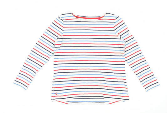 Joules Women's Multicoloured Striped Boat Neck T-Shirt