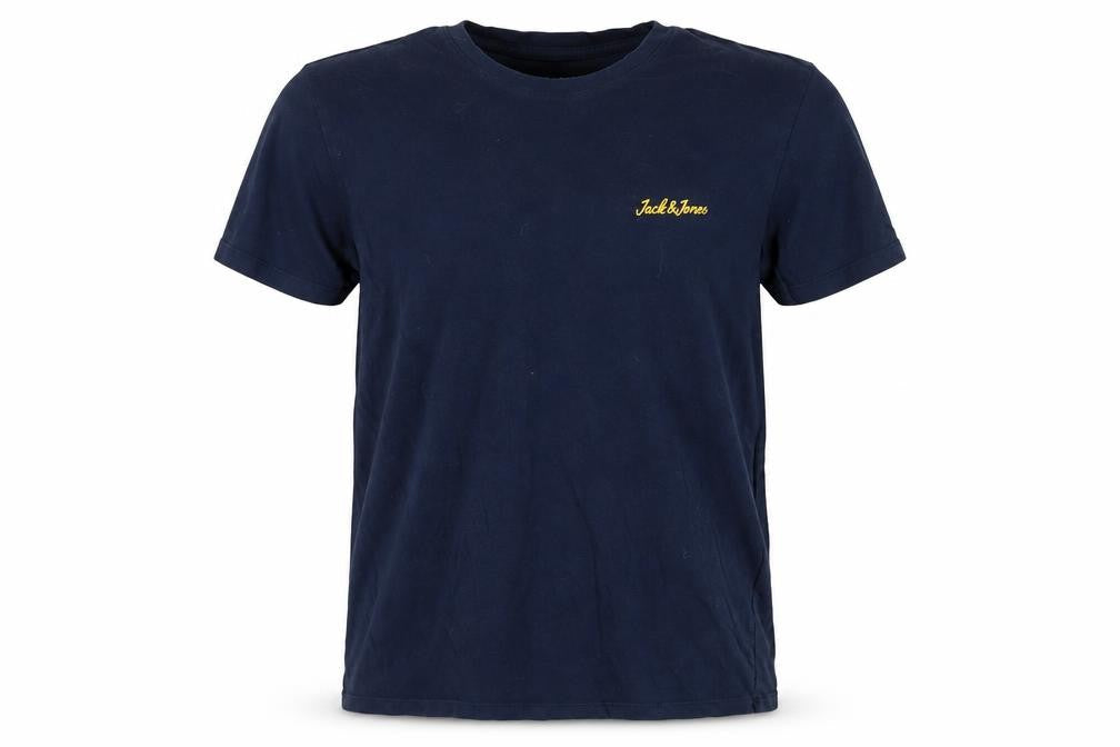Mens UK Size L JACK & JONES Blue  Cotton T-Shirt