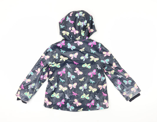 Marks and Spencer Girls Butterfly Rain Coat 5-6 Years