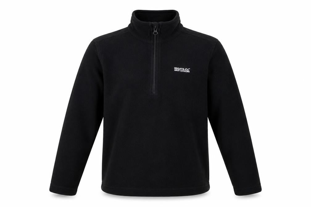 Regatta Boys Black Fleece Zip Sweatshirt 13 Years
