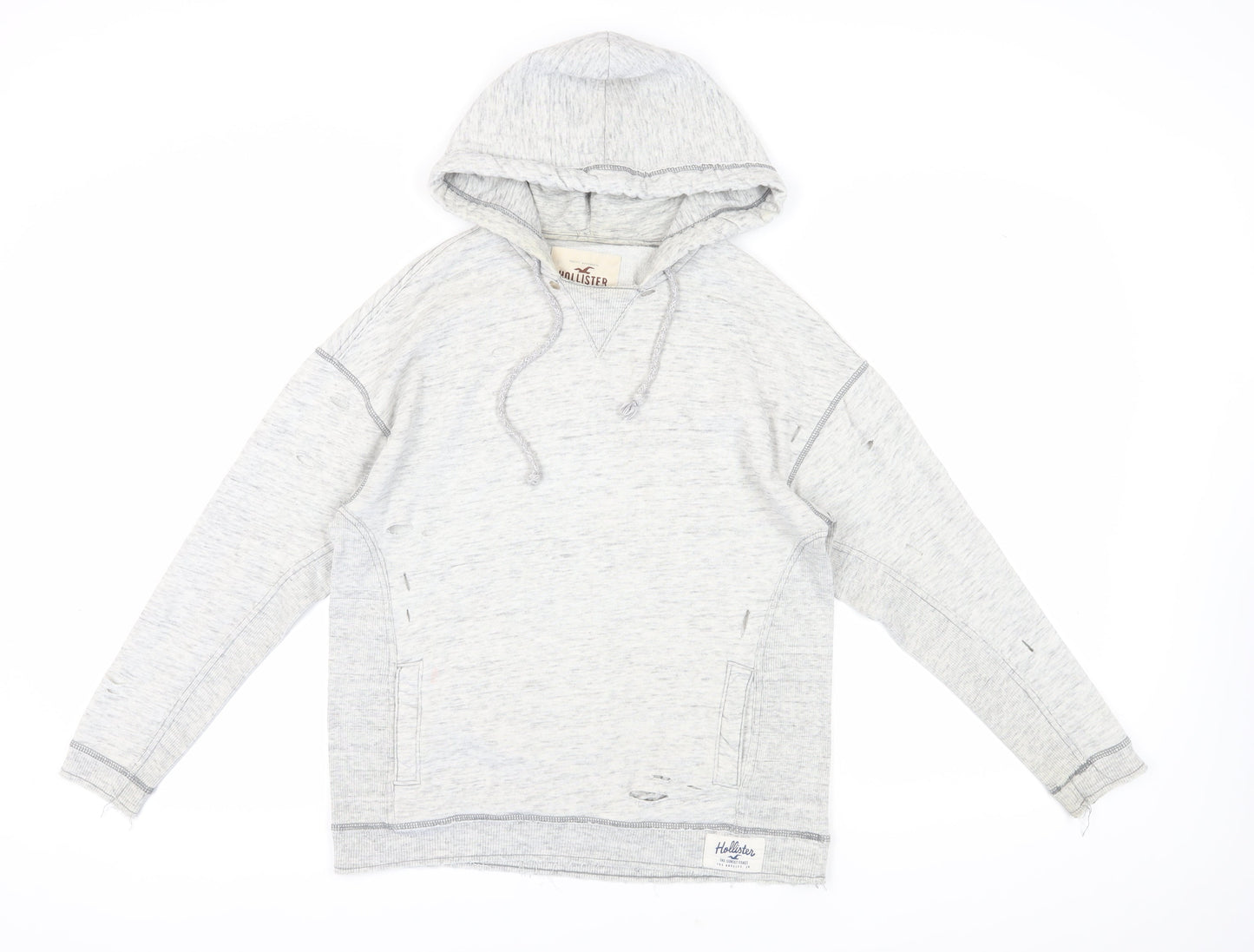 Hollister Men's Grey XS Pullover Hoodie