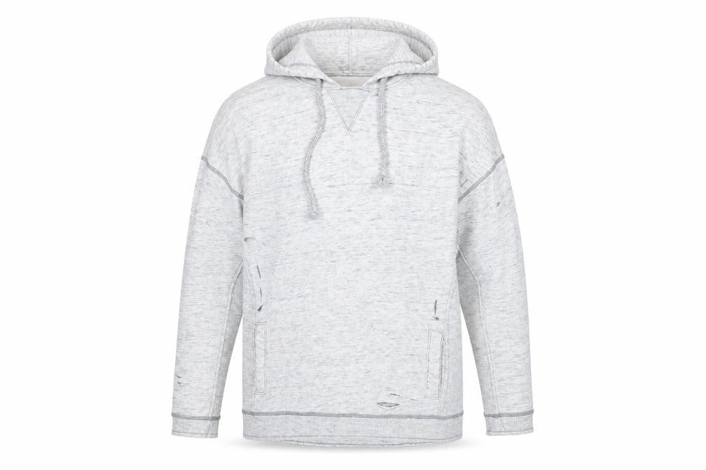 Mens UK XS Regular Hollister Grey Pullover Hoodie