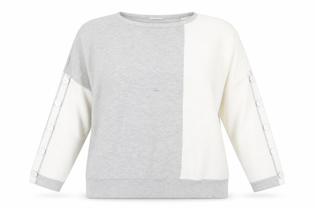 Womens UK 16/18 Regular JD Williams Grey Pullover Tight-Knit