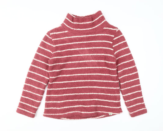 Weird Fish Women's Pink Striped Pullover Sweater Size 10