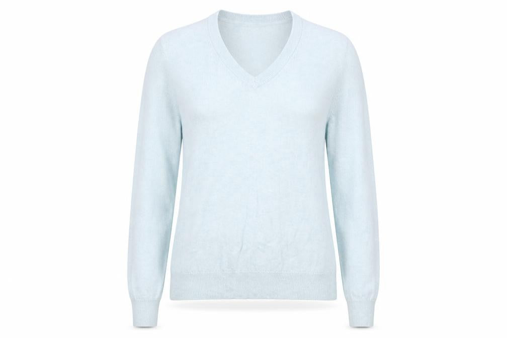 Womens UK 8 Regular Hawes & Curtis Blue Pullover Tight-Knit