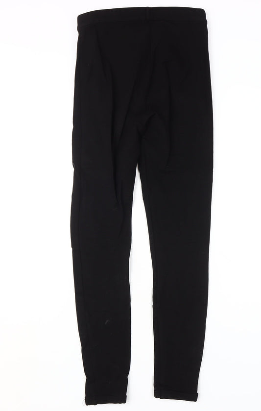 Topshop Women's Black Skinny Jegging in Size 10