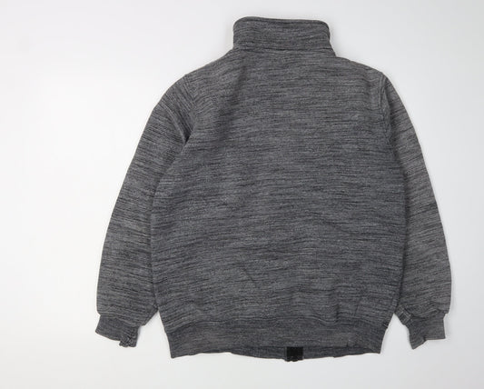 Superdry Men's Grey Knit Jacket L - Full Zip Casual