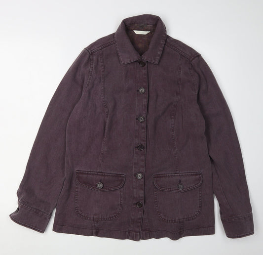 Marks and Spencer Women's Purple Mid-Length Jacket