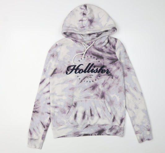 Hollister Women's Tie-Dye Hoodie XS Multicoloured Casual