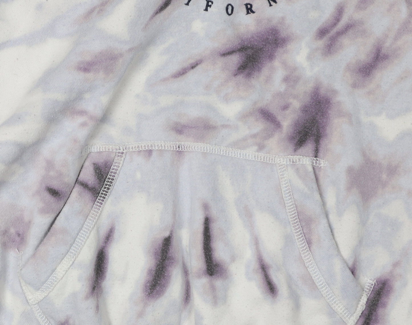 Hollister Women's Tie-Dye Hoodie XS Multicoloured Casual