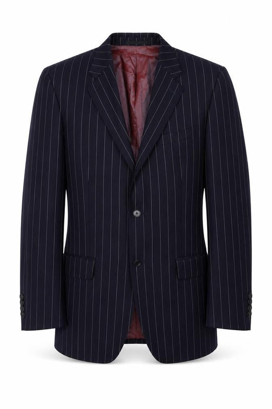 Mens 38 Chest Regular Austin Reed Black Two-Button Suit Jacket