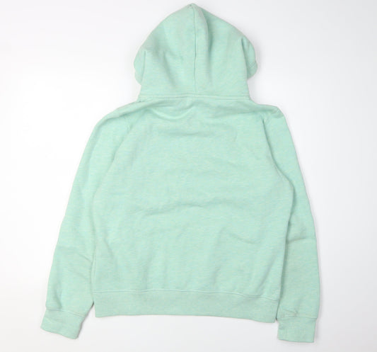Superdry Women's Green Full Zip Hoodie Size 16