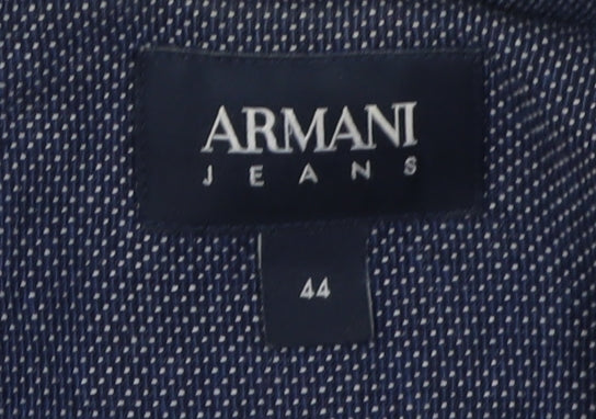 Armani Jeans Women's Blue Blazer Size 16 Regular Fit
