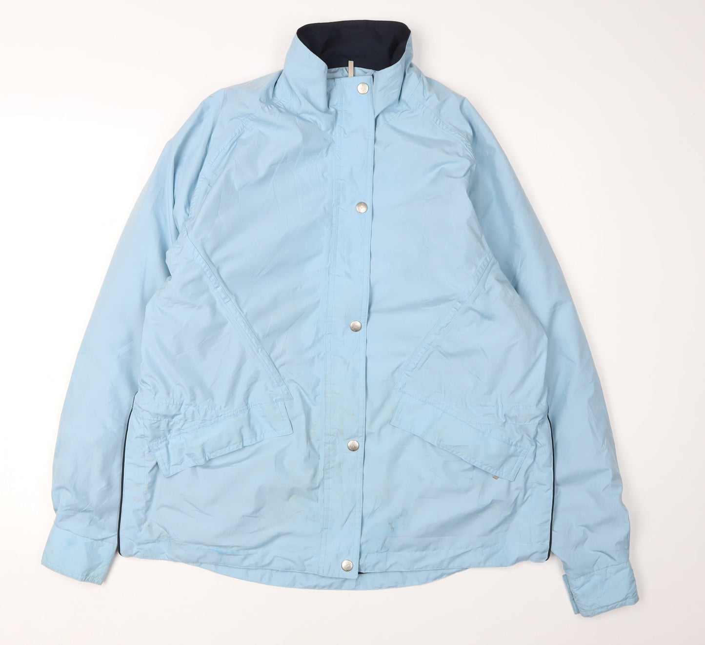 Green Lamb Women's Blue Rain Coat S - Casual Travel Jacket